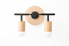 Modern Farmhouse - Vanity Light - Scandinavian Sconce - Wood Sconce - Light Fixture - Model No. 8787