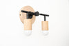 Modern Farmhouse - Vanity Light - Scandinavian Sconce - Wood Sconce - Light Fixture - Model No. 8787