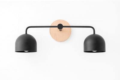 Wood Sconce - Bohemian Lighting - Vanity Sconce - Wall Lighting - Wall Lamp - Light Fixture - Model No. 2082