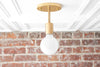 Simple Ceiling Light - Mid Century Modern - Minimalist Lighting - Modern Lighting - Model No. 2165