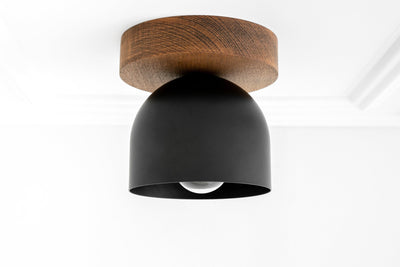 Wood Ceiling Light - Minimalist Lighting - Farmhouse Lighting - Scandinavian Light - Model No. 1107