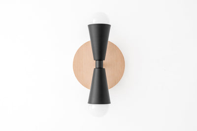 Geometric Light - Nordic Sconce - Wood Sconce - Wall Lighting - Bathroom Lighting - Model No. 4717