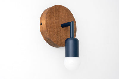Minimalist Lamp - Oak Finish Wood Sconce - Bedside Lamp - Light Fixture - Wall Light - Model No. 5114