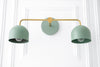 Vanity Light - Colored Wall Light - Showy Lamp Design - Green Sconce - Wall Lighting - Model No. 2082
