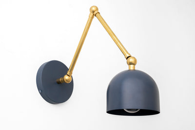 Brass Lighting - Articulating Light - Colored Wall Light - Modern Wall Sconce - Light Fixture - Model No. 5998