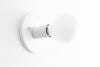 One Bulb Sconce - Simple Light Fixture - Wall Sconce - Bathroom Lighting - Clean Lighting - Modern Sconce - Wall Lamp - Model No. 2057