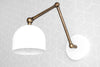 Articulating Sconce - Antique Brass Light - Colored Wall Light - Modern Wall Sconce - Vanity Light - Model No. 5998