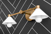 Bathroom Sconce - Antique Brass - Rustic Lighting - Vanity Light - Modern Farmhouse - Model No. 5784
