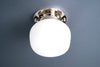 Art Deco Lighting - Hallway Lighting - Opal Glass Globe - Light Fixture - Ceiling Light - Model No. 2019