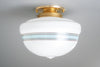 Art Deco Lighting - Schoolhouse Globe - Made in USA - Light Fixture - Ceiling Light - Model No. 9927