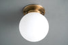 Globe Lighting - 6in Satin Glass Globe - Modern Ceiling Light - Lighting - Light Fixture - Model No. 5370