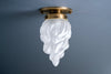 Modern Ceiling Light - Glass Flame Shade - Ceiling Lamp - Lighting - Light Fixture - Model No. 5056