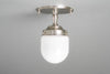 Modern Ceiling Light - Semi Flush Mount - Utility Light - Light Fixture - Lighting - Model No. 2150