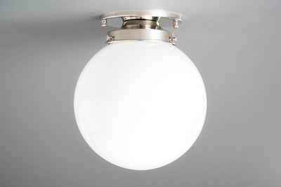 8" Globe Lighting - Opal Globe - Modern Ceiling Light - Ceiling Fixture - Model No. 5677