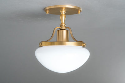 Art Deco Light - Hanging Lamp - Solid Brass Light - Unique Ceiling Light Fixture - Model No. 0519