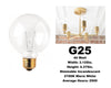 Incandescent - Clear - G25 Bulb