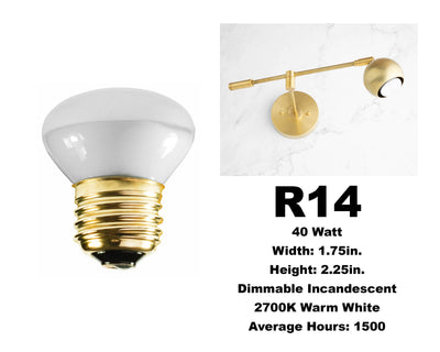 Incandescent - White - R14 Bulb
