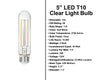 5" LED T10 Clear Bulb