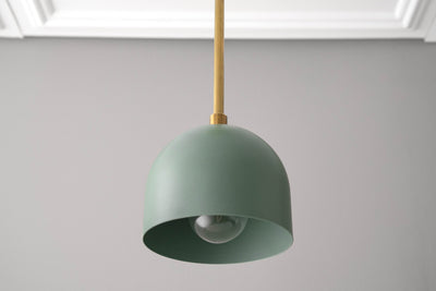 Scandinavian Inspired Pendant Light- Hanging Fixture - Hardwired Fixture - Minimalist Lighting - Model No. 8906