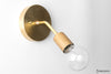 Modern Sconce - Mid-Century Modern - Minimalist Sconce - Brass Light Fixture - Sconce Light - Model No. 3016