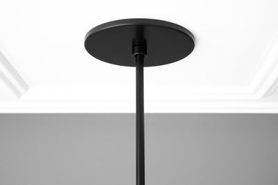 Black Pendant Light - Dome Lighting - Art Deco - Ceiling Light - Hanging Light - Model No. 8064