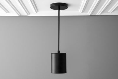 Pendant Lamp - Bucket Light - Black Pendant Light - Kitchen Lighting - Model No. 7612