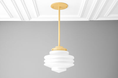 Pendant Light-Art Deco Pendant-Ceiling Light-Bathroom Light - Model No. 6388