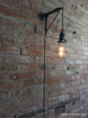 SCONCE MODEL No. 0244- Industrial Wall Lights with a finish. Designed and produced by newwineoldbottles at Peared Creation