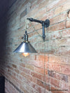 SCONCE MODEL No. 6088- Industrial Wall Lights with a finish. Designed and produced by newwineoldbottles at Peared Creation
