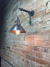 SCONCE MODEL No. 6088- Industrial Wall Lights with a finish. Designed and produced by newwineoldbottles at Peared Creation