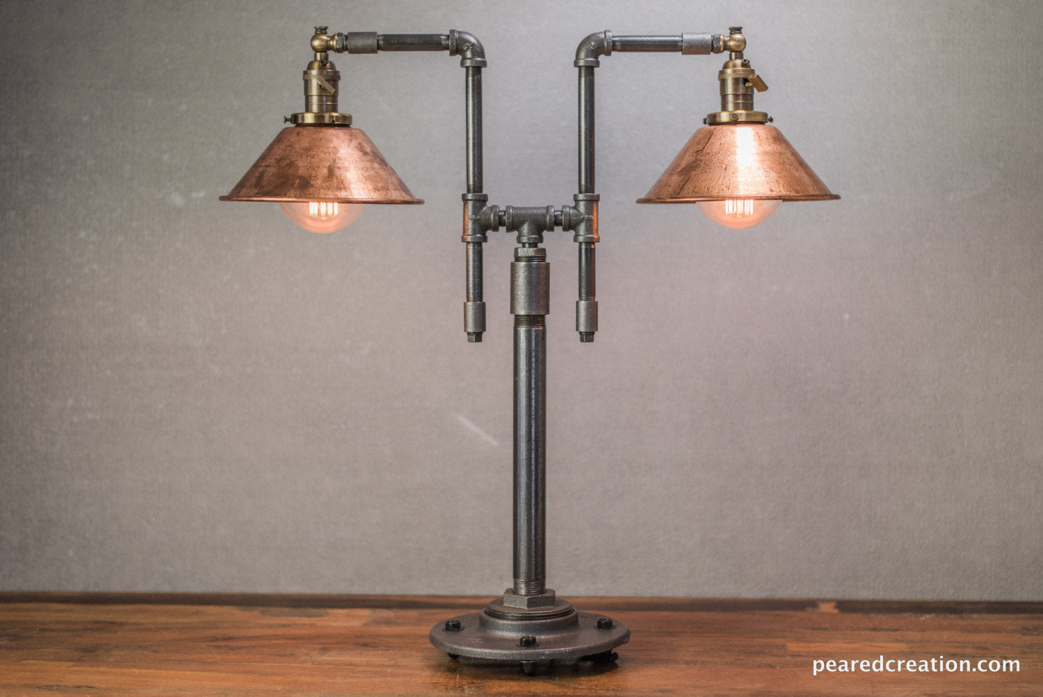Industrial style hot sale bedside lamp